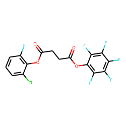 Succinic acid, 2-chloro-6-fluorophenyl pentafluorophenyl ester