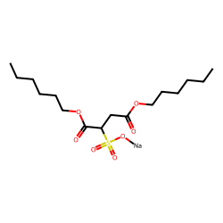 Sodium sulfosuccinic acid, dihexyl ester