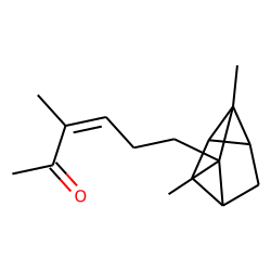 (Z)-6-(2,3-dimethyltricyclo[2.2.1.02,6]heptan-3-yl)-3-methylhex-3-en-2-one