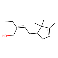 2-ethyl-4-(2,2,3-trimethyl-3-cyclopenten-1-yl)-2-buten-1-ol