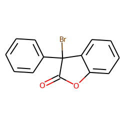 Acetic acid, bromo(o-hydroxyphenyl)phenyl-, gamma-lactone