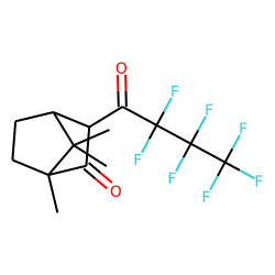 3-Heptafluorobutyryl-«delta»-camphor