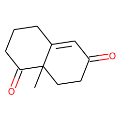 9-(S)-Methyl-«delta»-5(10)-octalin-1,6-dione