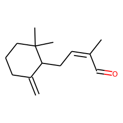 2-methyl-4-(2-methylene-6,6-dimethylcyclohexyl)-2-butenal