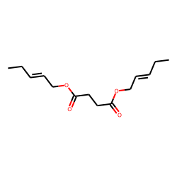 Succinic acid, di(cis-pent-2-en-1-yl) ester