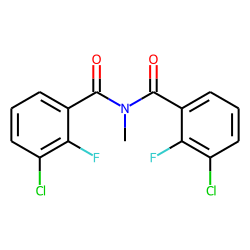 Benzamide, 3-chloro-2-fluoro-N-(3-chloro-2-fluorobenzoyl)-N-methyl-