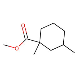 trans-carbomethoxy-1,3-dimethylcyclohexane