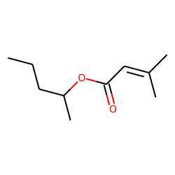 3-Methyl-2-butenoic acid, 2-pentyl ester