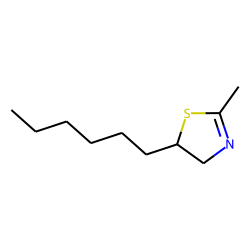 5-N-hexyl-2-methyl-delta^2-thiazoline