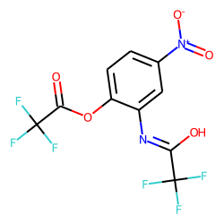Nitrobenzene, 3-trifluoroacetylamino-4-trifluoroacetyloxy-