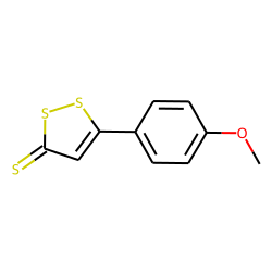 3H-1,2-Dithiole-3-thione, 5-(4-methoxyphenyl)-