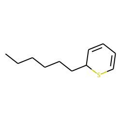2-Hexyl-2H-thiapyrane