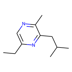 Pyrazine, 6-ethyl-3-methyl-2-(2-methylpropyl)