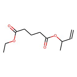 Glutaric acid, but-3-en-2-yl ethyl ester