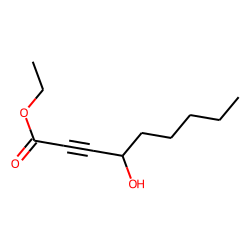 4-Hydroxy-non-2-ynoic acid, ethyl ester