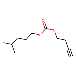 Carbonic acid, but-3-yn-1-yl isohexyl ester