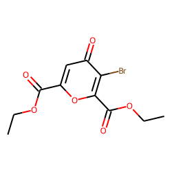 Diethyl 3-bromo-4-oxo-4h-pyran-2,6-dicarboxylate