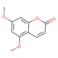 2H-1-Benzopyran-2-one, 5,7-dimethoxy-