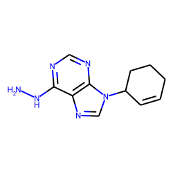 9H-purine, 9-cyclohex-2-enyl-6-hydrazino-