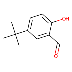 Benzaldehyde, 2-hydroxy, 5-(t-butyl)