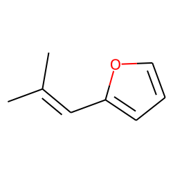 2-(2-methyl-1-propenyl)furan