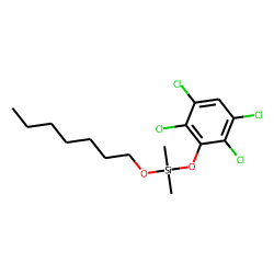 Silane, dimethyl(2,3,5,6-tetrachlorophenoxy)heptyloxy-