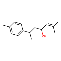 2-Methyl-6-(p-tolyl)hept-2-en-4-ol