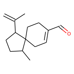 (1S,4R,5S)-1-Methyl-4-(prop-1-en-2-yl)spiro[4.5]dec-7-ene-8-carbaldehyde