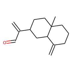 2-((2R,4aR,8aS)-4a-Methyl-8-methylenedecahydronaphthalen-2-yl)acrylaldehyde