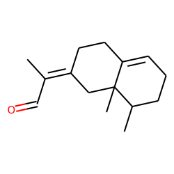 (Z)-2-((8R,8aS)-8,8a-Dimethyl-3,4,6,7,8,8a-hexahydronaphthalen-2(1H)-ylidene)propanal