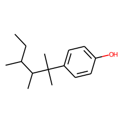 Phenol, 4-(1,1,2,3-tetramethylpentyl), diastereomer # 1