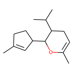 3,4-Dihydro-2H-pyran, 3-isopropyl-6-methyl-2-(3-methylcyclopent-2-enyl)