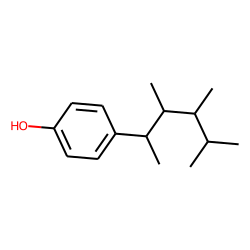 Phenol, 4-(1,2,3,4-tetramethylpentyl), diastereomer # 2
