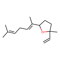 5-(1,5-Dimethyl-1,4-hexadienyl)-tetrahydro-2-methyl-2-vinylfuran