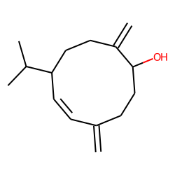 (1R,7S,E)-7-Isopropyl-4,10-dimethylenecyclodec-5-enol