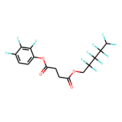 Succinic acid, 2,2,3,3,4,4,5,5-octafluoropentyl 2,3,4-trifluorophenyl ester