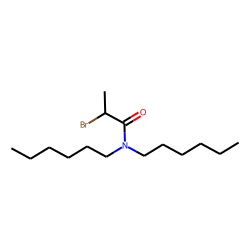 Propanamide, N,N-dihexyl-2-bromo-