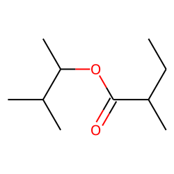 Butanoic acid, 2-methyl-, 1,2-dimethylpropyl ester