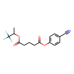 Glutaric acid, 1,1,1-trifluoroprop-2-yl 4-cyanophenyl ester