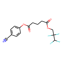 Glutaric acid, 2,2,3,3-tetrafluoropropyl 4-cyanophenyl ester