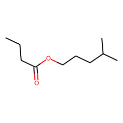 Butanoic acid, 4-methylpentyl ester