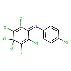 P-chloro-n-(2,3,4,4,5,6-hexachloro-2,5-cyclohexadienylidene)aniline