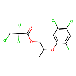 2-Methyl-2-(2,4,5-trichlorophenoxy)ethyl 2,2,3-trichloropropionate