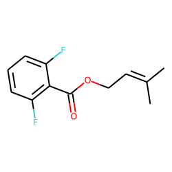 2,6-Difluorobenzoic acid, 3-methylbut-2-enyl ester