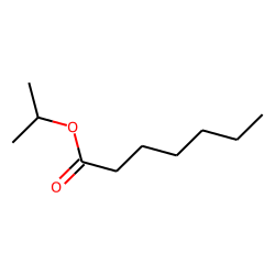 Heptanoic acid, 1-methylethyl ester