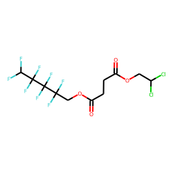 Succinic acid, 2,2,3,3,4,4,5,5-octafluoropentyl 2,2-dichloroethyl ester