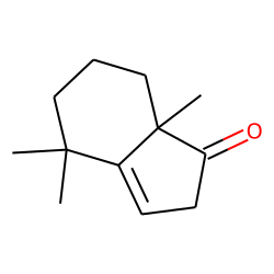 1H-Inden-1-one, 2,4,5,6,7,7a-hexahydro-4,4,7a-trimethyl-