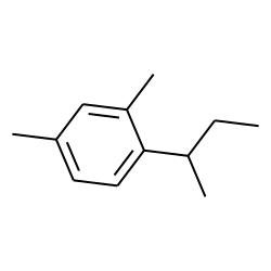 Benzene, 2,4-dimethyl-1-(1-methylpropyl)-