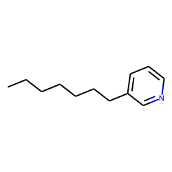 Pyridine, 3-heptyl