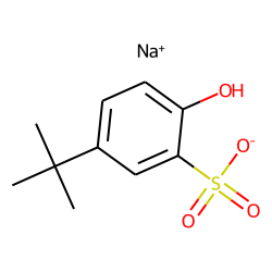 5-Tert-butyl-2-hydroxylbenzene sulfonic acid, sodium salt